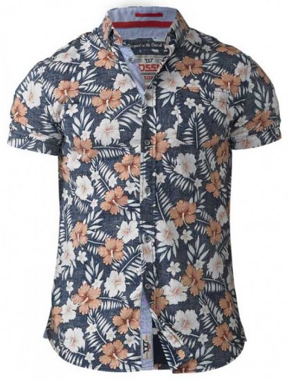 D555 Huxley Hawaii Shirt - Srajce - Moške srajce za Močnejše Postave