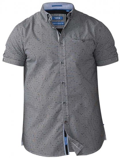 D555 Skyler Short Sleeve Shirt - Srajce - Moške srajce za Močnejše Postave