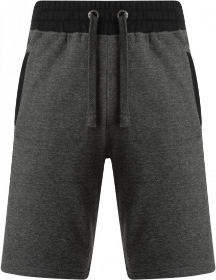 Kam Jeans 315 Jogger Shorts Charcoal - Trenirke & kratke trenirke - Moške Trenirke za Močnejše Postave