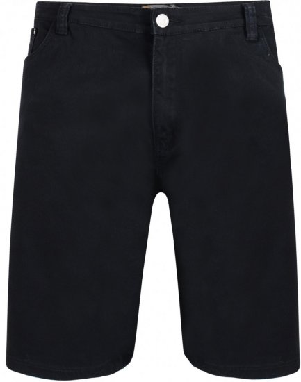 Kam Jeans Alba2 Shorts Black - Kratke hlače - Moške Kratke Hlače za Močnejše Postave