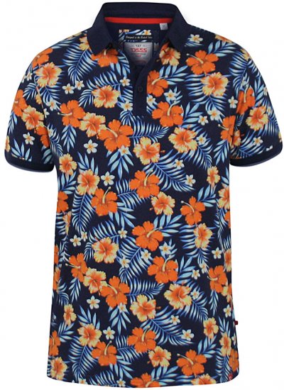 D555 Cyprus Hawaii Polo Shirt - Polo majice - Moške Polo Majice za Močnejše Postave