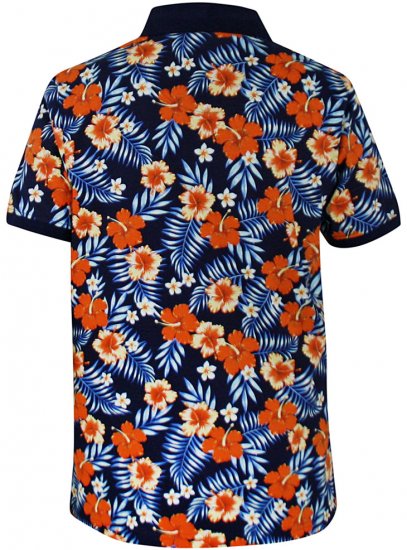 D555 Cyprus Hawaii Polo Shirt - Polo majice - Moške Polo Majice za Močnejše Postave