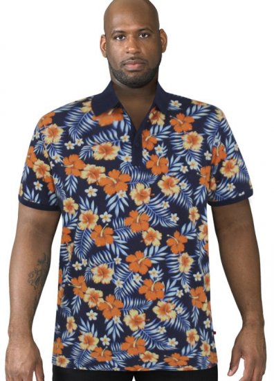 D555 Cyprus Hawaii Polo Shirt - Polo majice - Moške Polo Majice za Močnejše Postave