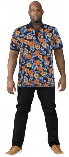D555 Cyprus Hawaii Polo Shirt - Polo majice - Moške Polo Majice za Močnejše Postave