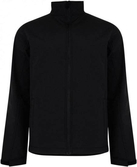 Kam Jeans 438 Soft-Shell Black - Jakne - Moške bunde za Močnejše Postave