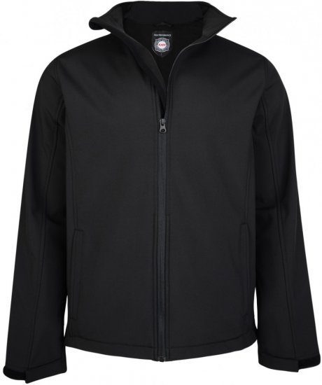 Kam Jeans 438 Soft-Shell Black - Jakne - Moške bunde za Močnejše Postave