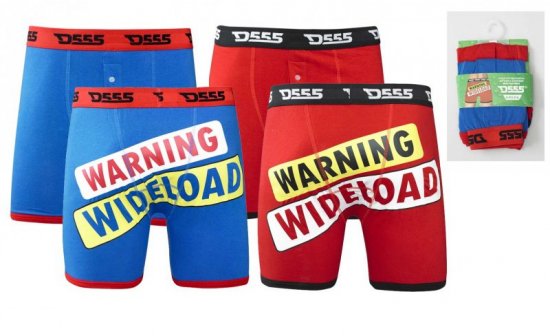 D555 Novelty Boxershorts 2-pack - Spodnje perilo & kopalne hlače - Moško Spodnje Perilo za močnejše postave