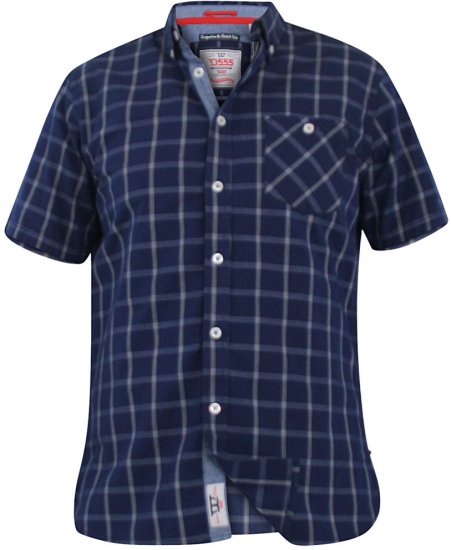 D555 Liberty Short Sleeve Shirt & T-shirt Combo - Srajce - Moške srajce za Močnejše Postave