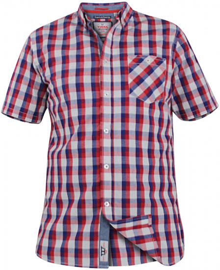 D555 Hadwin Short Sleeve Shirt & T-shirt Combo - Srajce - Moške srajce za Močnejše Postave