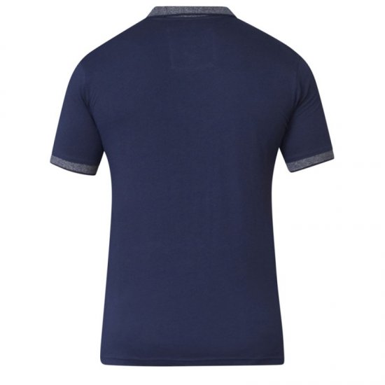 D555 Walker Polo Navy - Polo majice - Moške Polo Majice za Močnejše Postave