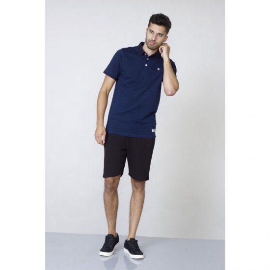 D555 Jerell Polo Navy - Polo majice - Moške Polo Majice za Močnejše Postave