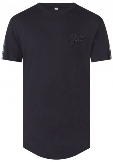 D555 Kambria Couture T-shirt Black - Kratke Majice - Moške kratke majice za močnejše postave