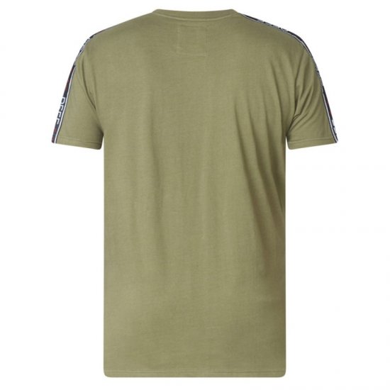 D555 Kambria Couture T-shirt Khaki - Kratke Majice - Moške kratke majice za močnejše postave