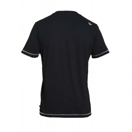 D555 Seattle T-shirt Black - Kratke Majice - Moške kratke majice za močnejše postave