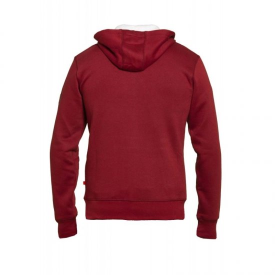 D555 Durham Hoodie Red - Puloverji & jopice - Moški Puloverji & Jopice za Močnejše Postave
