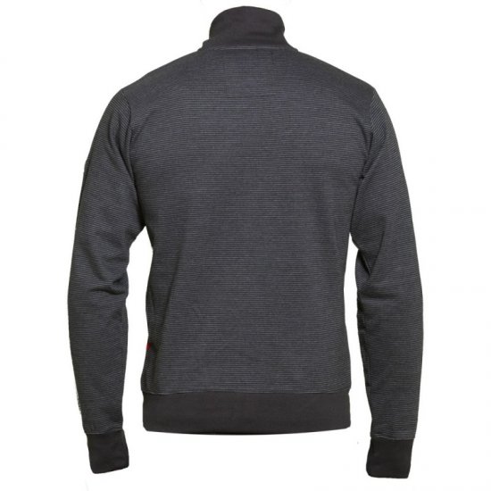 D555 Buxton Full Zip Sweatshirt Black - Puloverji & jopice - Moški Puloverji & Jopice za Močnejše Postave