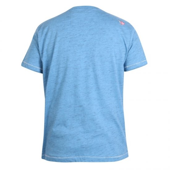 D555 Shelton T-shirt Blue - Kratke Majice - Moške kratke majice za močnejše postave