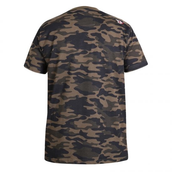 D555 Thompson T-shirt Jungle Camo - Kratke Majice - Moške kratke majice za močnejše postave