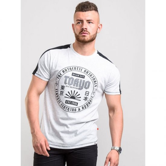 D555 Walton T-shirt White - Kratke Majice - Moške kratke majice za močnejše postave