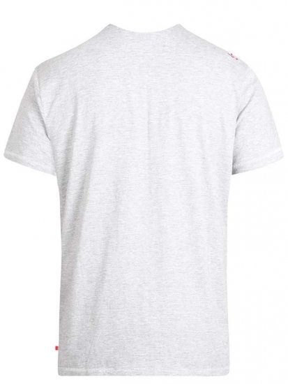 D555 Jenson T-shirt Grey - Kratke Majice - Moške kratke majice za močnejše postave