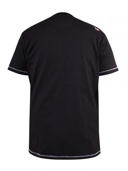 D555 Salford Save Water Drink Beer T-shirt Black - Kratke Majice - Moške kratke majice za močnejše postave