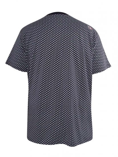 D555 Canton T-shirt Navy - Kratke Majice - Moške kratke majice za močnejše postave