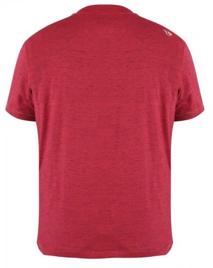 D555 Lettaford Printed T-shirt - Kratke Majice - Moške kratke majice za močnejše postave