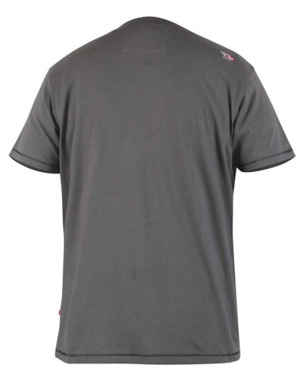 D555 Puxton Motorbike Printed T-Shirt - Kratke Majice - Moške kratke majice za močnejše postave