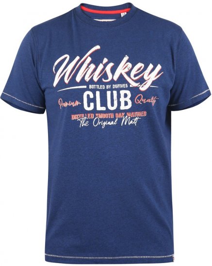 D555 ROSS Printed T-Shirt - Kratke Majice - Moške kratke majice za močnejše postave