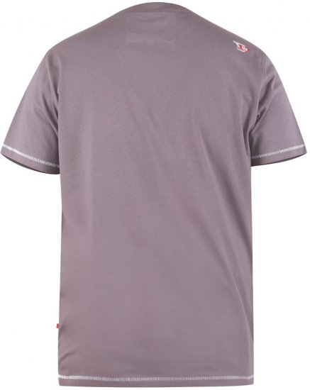 D555 BARMING Printed T-Shirt - Kratke Majice - Moške kratke majice za močnejše postave