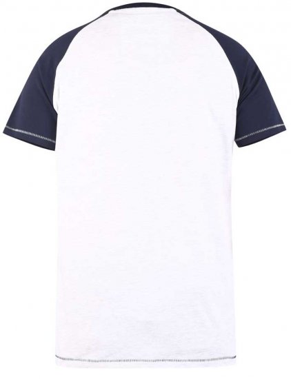 D555 SPARROW Printed T-Shirt - Kratke Majice - Moške kratke majice za močnejše postave