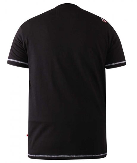 D555 BRICKET Camo Brooklyn T-Shirt - Kratke Majice - Moške kratke majice za močnejše postave