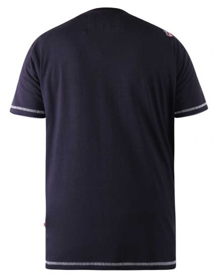 D555 CHESHUNT Vintage Motorcycle T-Shirt - Kratke Majice - Moške kratke majice za močnejše postave