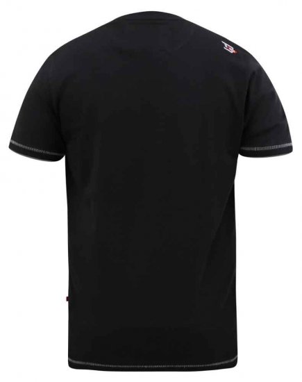 D555 Fritton Bike With Shadow And Drips Printed T-Shirt - Kratke Majice - Moške kratke majice za močnejše postave