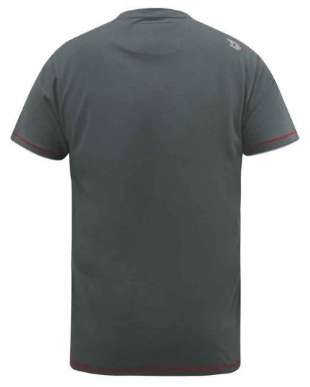 D555 Cobbler Nyc Birdseye Map Printed T-Shirt - Kratke Majice - Moške kratke majice za močnejše postave