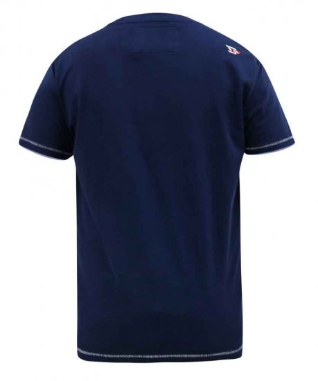 D555 Bronte All American Guitar Printed T-Shirt - Kratke Majice - Moške kratke majice za močnejše postave