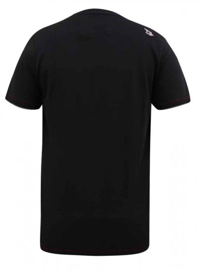 D555 Charles California Rebel Skull Printed T-Shirt - Kratke Majice - Moške kratke majice za močnejše postave
