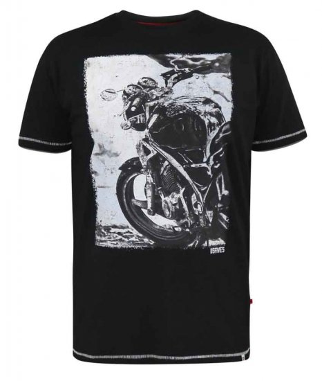 D555 Pinewood Photographic Bike Printed T-Shirt - Kratke Majice - Moške kratke majice za močnejše postave