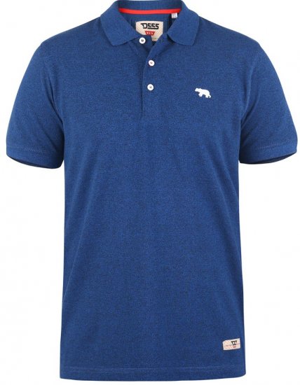D555 WINCHESTER Blue Polo Shirt - Polo majice - Moške Polo Majice za Močnejše Postave