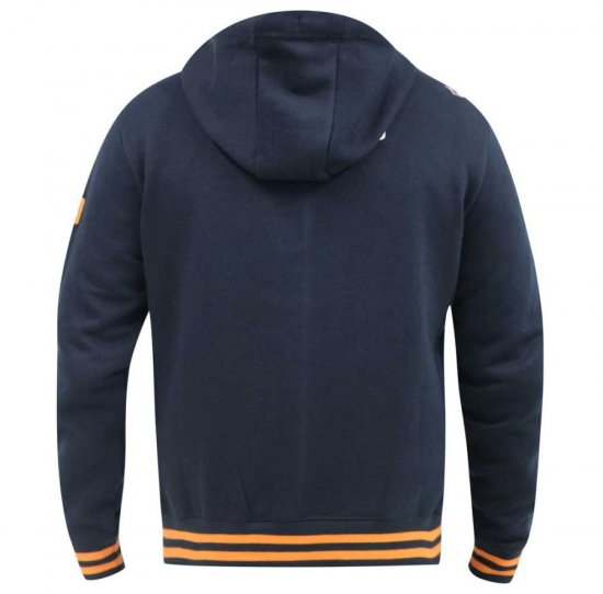 D555 Flanders Full Zip Hoody With Chest Print - Puloverji & jopice - Moški Puloverji & Jopice za Močnejše Postave