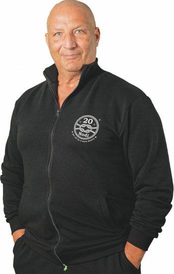 20 Nodi Grecale Gym Jacket Black - Puloverji & jopice - Moški Puloverji & Jopice za Močnejše Postave