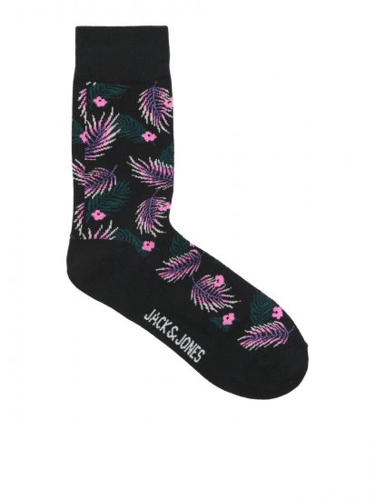 Jack & Jones Pineapple Skulls Nogavice Črna 3-pack - Spodnje perilo & kopalne hlače - Moško Spodnje Perilo za močnejše postave