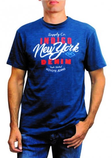 Forestal 701243E T-shirt Blue - Kratke Majice - Moške kratke majice za močnejše postave