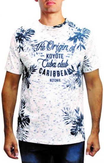 Forestal 701260E T-shirt White - Kratke Majice - Moške kratke majice za močnejše postave