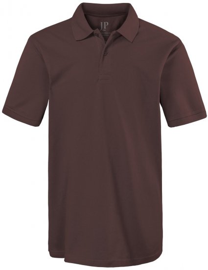 JP1880 702560 Polo majica Mahagonij rjava - Polo majice - Moške Polo Majice za Močnejše Postave