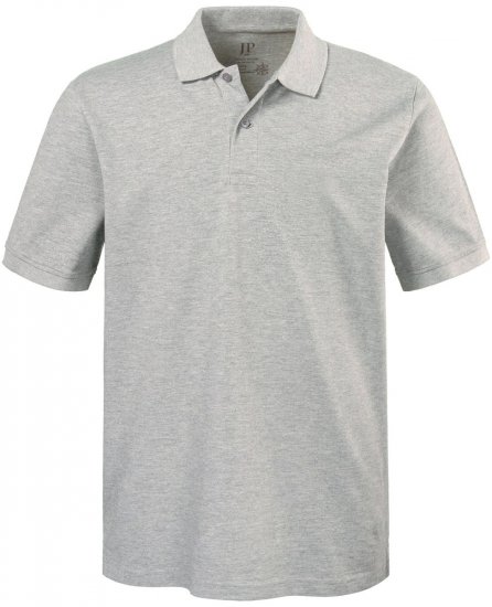 JP1880 702560 Polo majica Siva melange - Polo majice - Moške Polo Majice za Močnejše Postave