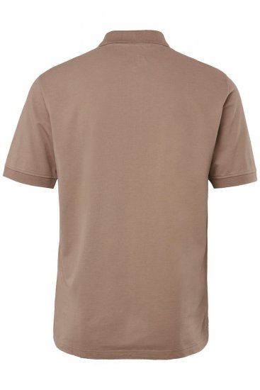 JP1880 702560 Polo majica Sivo rjava - Polo majice - Moške Polo Majice za Močnejše Postave