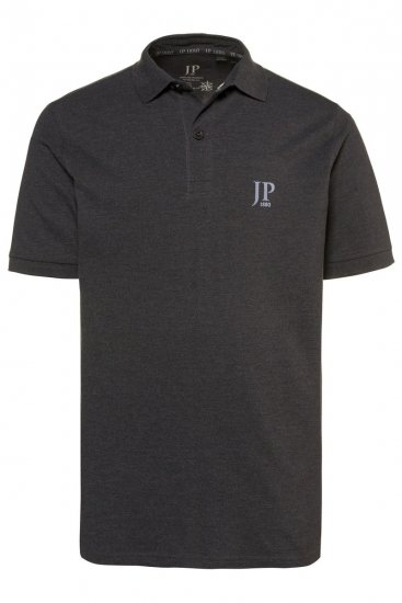 JP1880 704317 Polo majica 2 kosa Temno siva - Polo majice - Moške Polo Majice za Močnejše Postave
