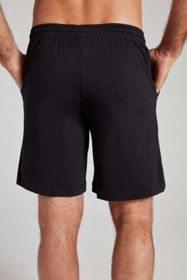 JP1880 Shorts Elastic Waistband Black - Trenirke & kratke trenirke - Moške Trenirke za Močnejše Postave
