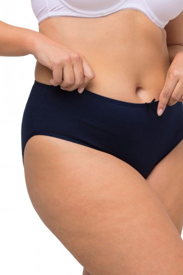 Ulla Popken 710201 Spodnjice 5 kosa Temno modra - Spodnjice - 